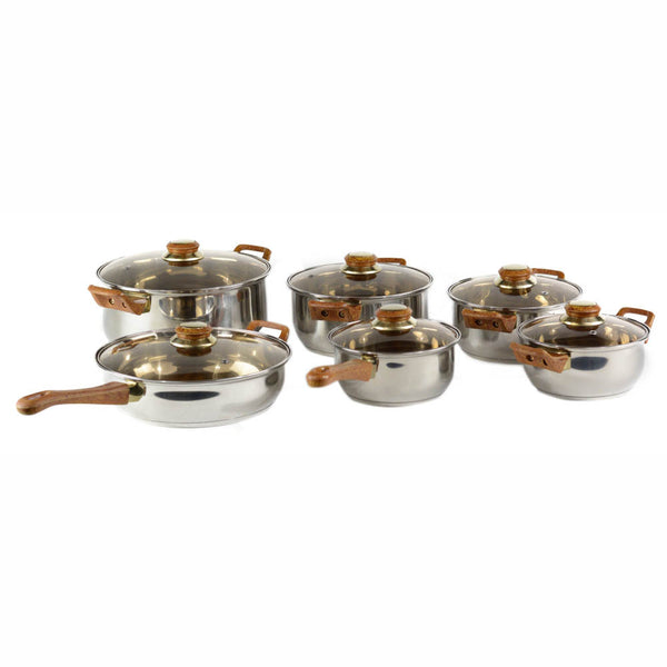 Gourmet Chef Non-Stick Cookware Set - Carbon Steel Finishes Stay Cool – ATH  Import