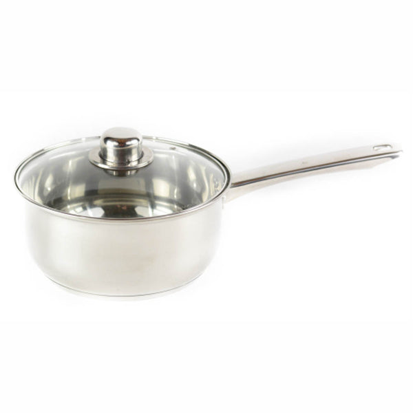 Gourmet Chef 2-Quart Stainless Steel Stock Sauce Pan with Glass Lid Ki –  ATH Import