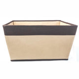ATHome Coffee Foldable Light-Weight Storage Bin Organizer - Household Closet Essential Containers For Supplies and Accessories