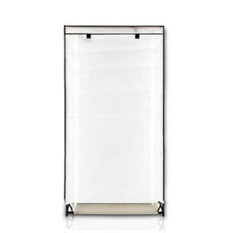 ATHome Lightweight, Durable, Dust and Moisture Proof, Easy Open Portable Closet Wardrobe, 28 inches. White