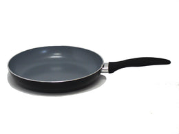 GOURMET CHEF 10 INCH CERAMIC ECO-FRIENDLY NON-STICK SCRATCH RESISTANT DISHWASHER SAFE FRY PAN COOKWARE - STAINLESS STEEL PANS WITH EXTRA THICK ALUMINIUM ALLOY BODY