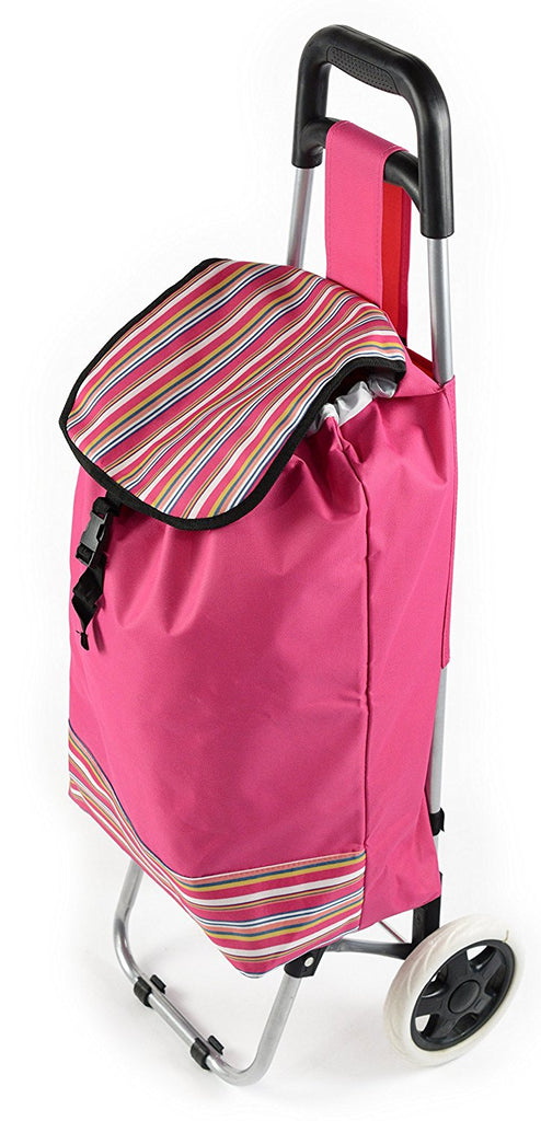 ATHome Shopping Foldable Push or Pull Trolley Dolly Cart Rolling