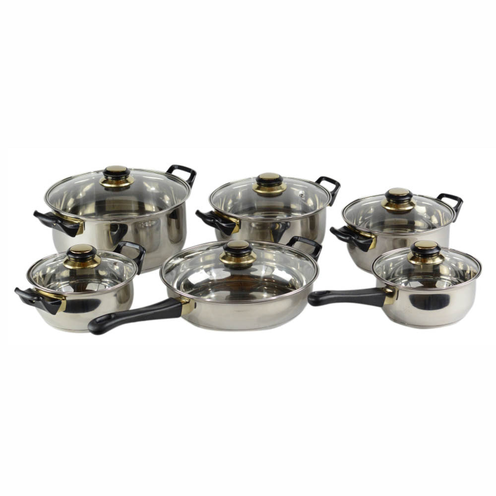 Encapsulated Base Cookware Gourmet Chef Professional, Stainless Steel, Encapsulated Base, Bakelit ...