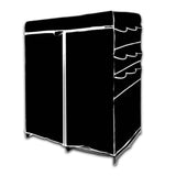 ATHome Lightweight, Durable, Sturdy, Dust and Moisture Proof, Easy Open T-Zipper, Portable Closet Wardrobe, 60 inches, Black
